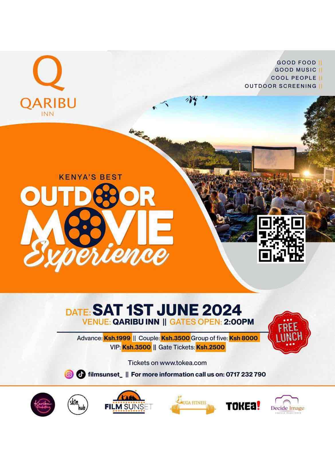 Dive into an Epic Outdoor Movie Experience at Qaribu Inn!