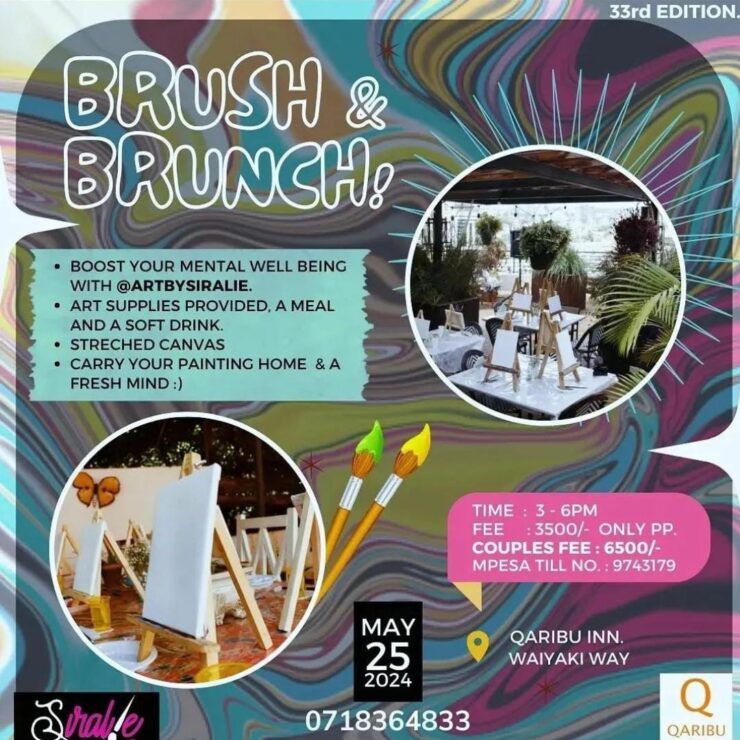Brush & Brunch This Saturday 25th May